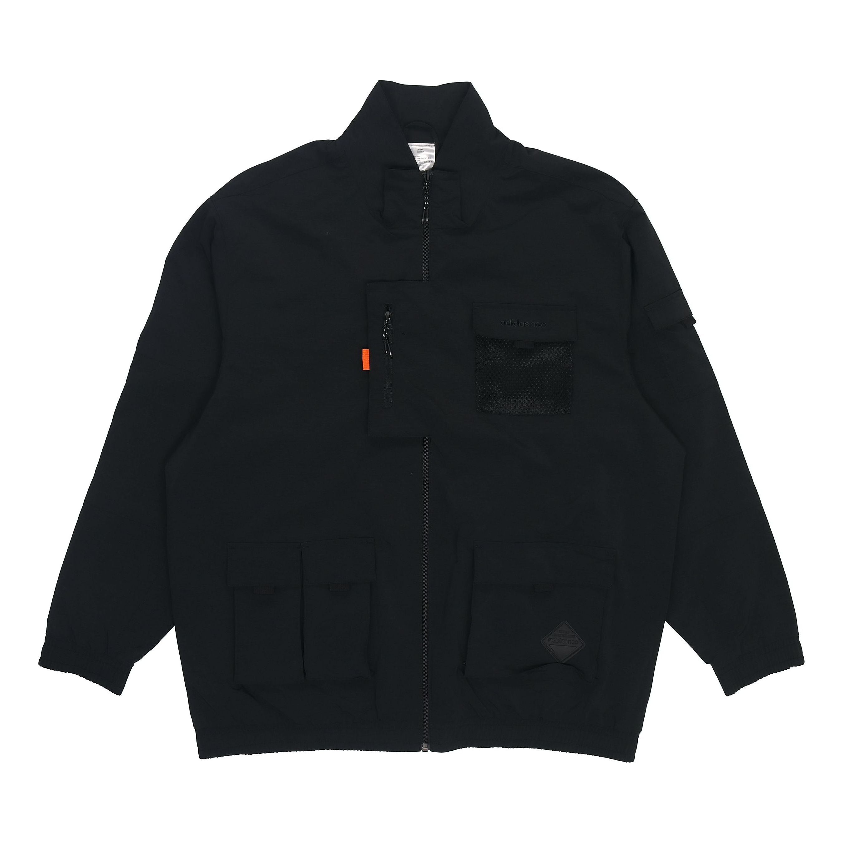 adidas neo W Cg T1 Outdoor Cargo Multiple Pockets Sports Logo Jacket Black  HE7940