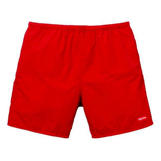 Supreme SS18 Nylon Water Short Solid Color Casual Shorts Unisex