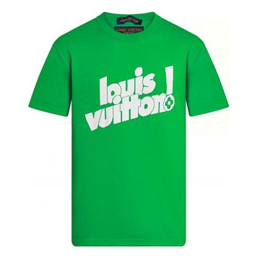 Pre-owned Louis Vuitton T-shirt In Green
