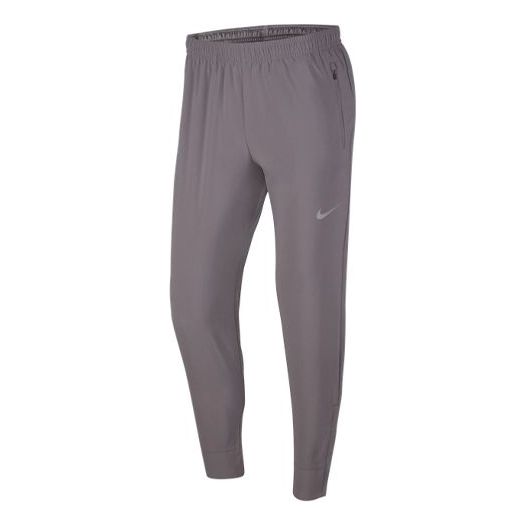 Nike logo Woven Quick Dry Running Sports Pants Gray CD8385-056 - KICKS CREW