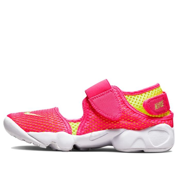 (PS) Nike Air Rift BR Sports Pink Sandals 'Hyper Pink Ghost Green 