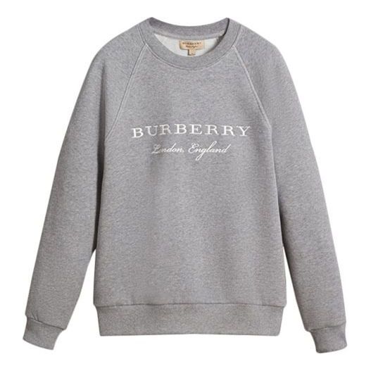 Burberry grey best sale crew neck