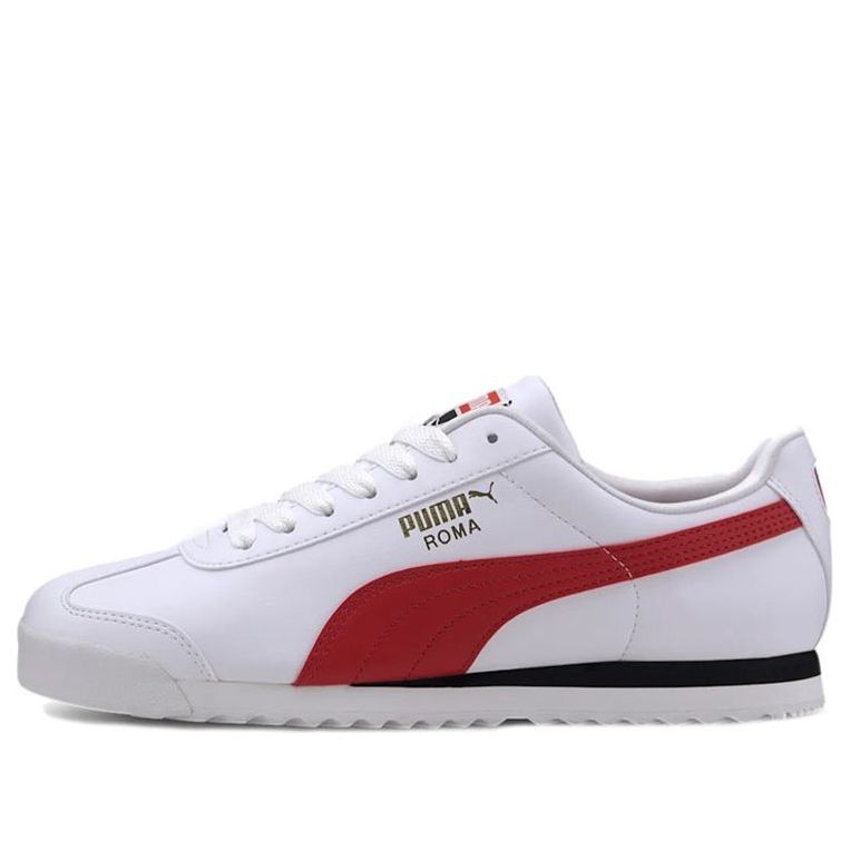 PUMA Roma Sports Casual Shoes 'White Red' 369571-11 - KICKS CREW