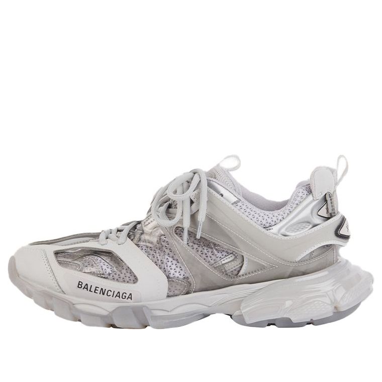 (WMNS) Balenciaga Track Clear Sole Daddy Shoes Grey 647741W3BM41200