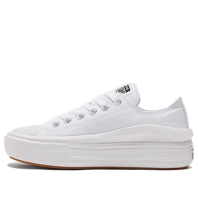 (WMNS) Converse Chuck Taylor All Star Move Low 'White' 570257C - KICKS CREW