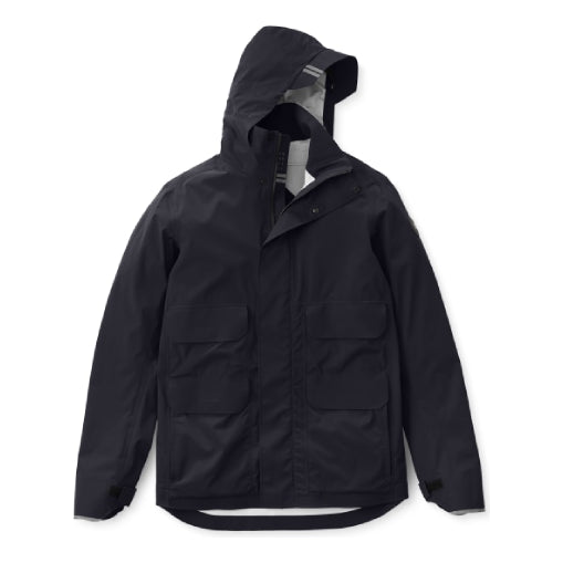 Canada Goose Meaford Black Label Hooded Jacket For Men Navy 5611MB-67 ...