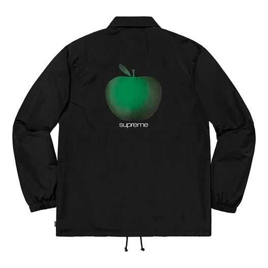 Supreme SS19 Apple Coaches Jacket Coach Unisex Black SUP-SS19