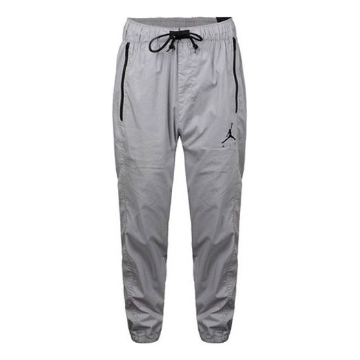 Air Jordan Jumpman Casual Woven Sports Pants Gray AV1841-059 - KICKS CREW