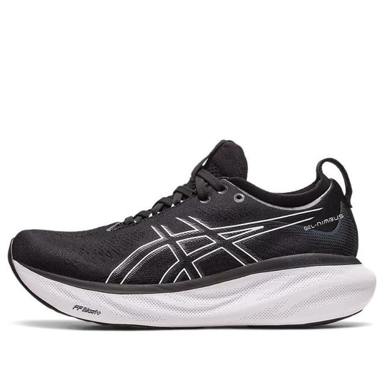 (WMNS) Asics Gel Nimbus 25 'Black Pure Silver' 1012B356-001 - KICKS CREW