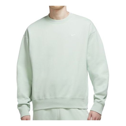 Nike Lab Nrg Fleece Crew Round Neck Pullover Light Blue DA2252-321 ...