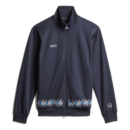 adidas originals x New Order Crossover Athletics Sports Jacket Navy Bl ...