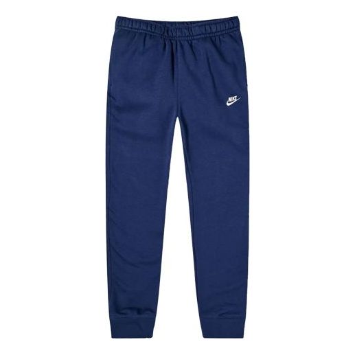 Nike Club Sweat Fleece Casual Sports Long Pants Navy Blue BV2671-410 ...