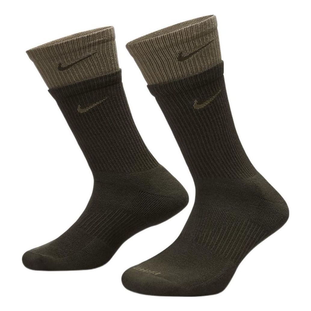 Shop Nike Everyday Plush Cushioned Crew Double Socks DD2795-011