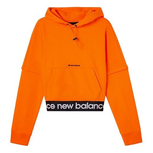 (WMNS) New Balance Solid Color hooded Casual Orange AWT03362-OR - KICKS ...