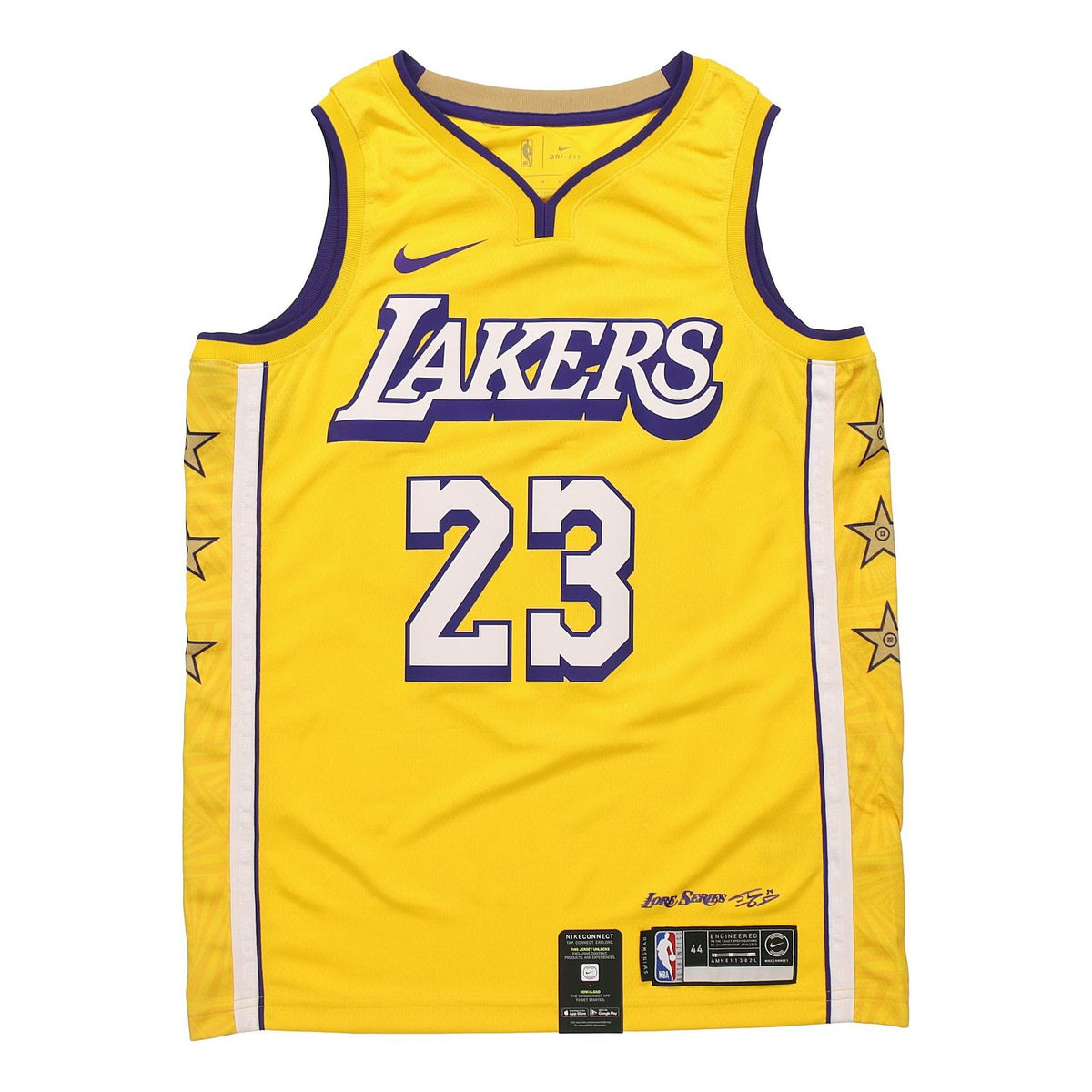 LeBron James Los Angeles Lakers 2022/23 Select Series Nike Men's Dri-Fit NBA Swingman Jersey in Purple, Size: Small | FD4093-580