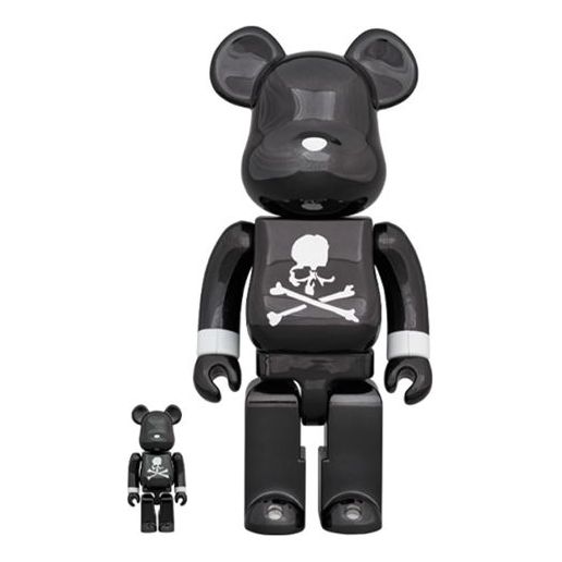 MMJ Mastermind JAPAN Black CHROME 100%+400% BEARBRICK3579 - KICKS CREW