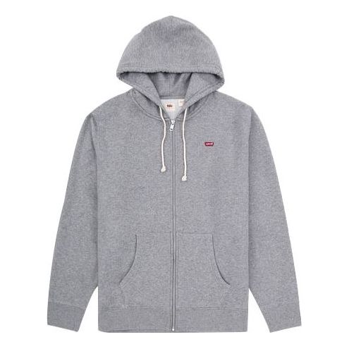 Men's Levis Sports Hooded Zipper Gray 34259-0000 - KICKS CREW