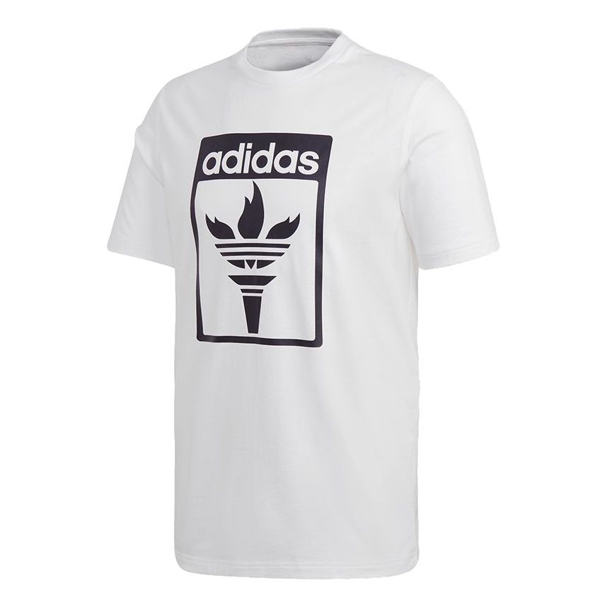 adidas Originals City Trefoil Los Angeles T-shirt in white with back print