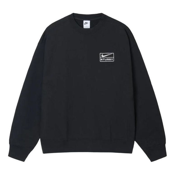 Nike Wash Crew Fleece x Stussy (Asia Sizing) 'Black' DO5311-010