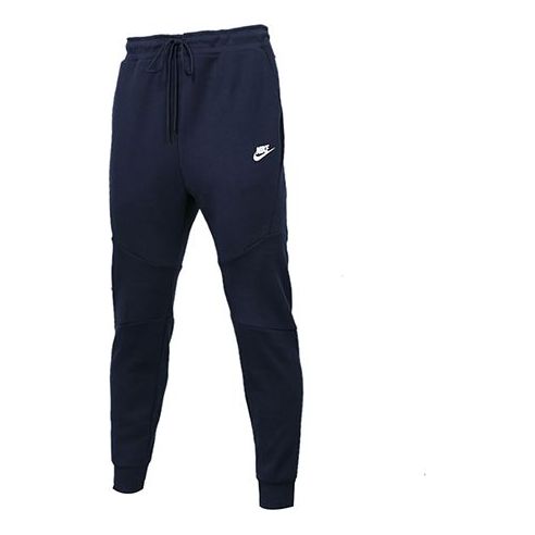 Nike SPORTSWEAR TECH FLEECE Sports Cone Long Pants Navy Blue 805163-45 ...