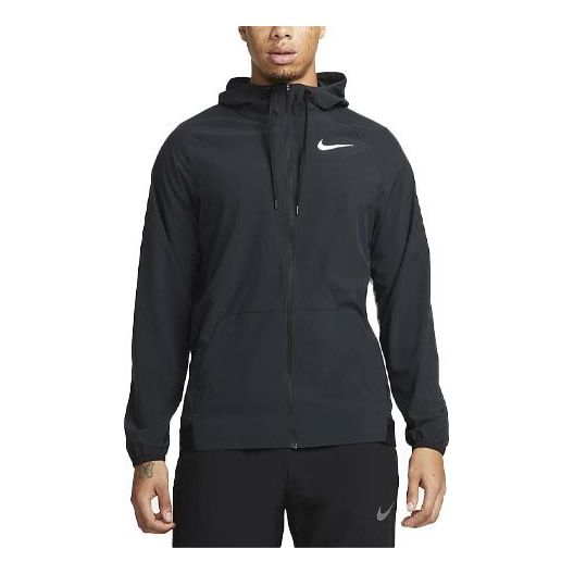 Men's Nike Solid Color Small Long Sleeves Hooded Jacket Black DM5947-0 ...