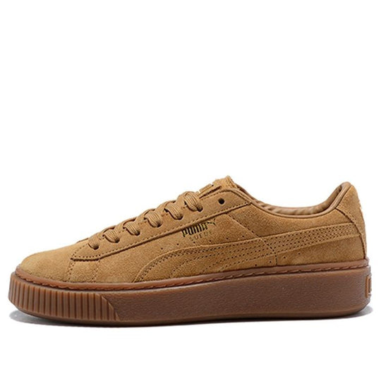 (WMNS) PUMA Suede Skate shoes 'Brown' 365698-09 - KICKS CREW