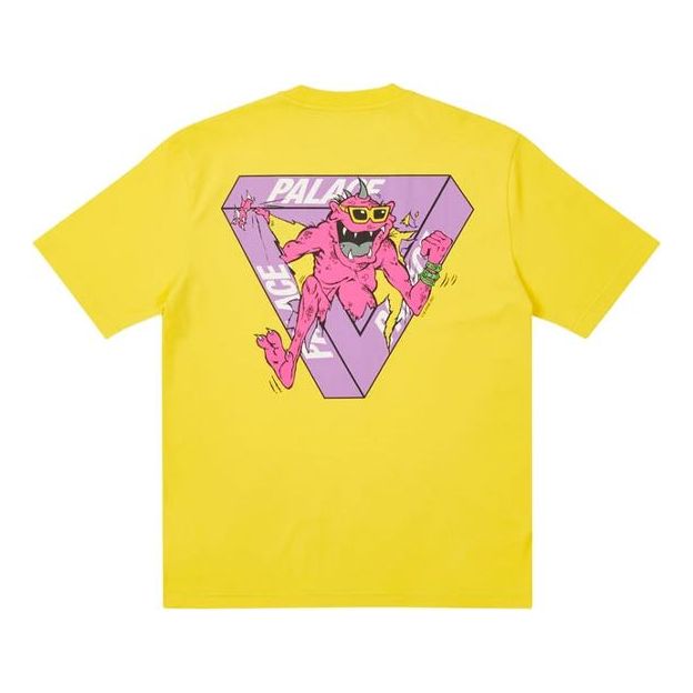 PALACE x M-Zone Crossover Small Tri-Ferg Pattern Cartoon Short Sleeve ...