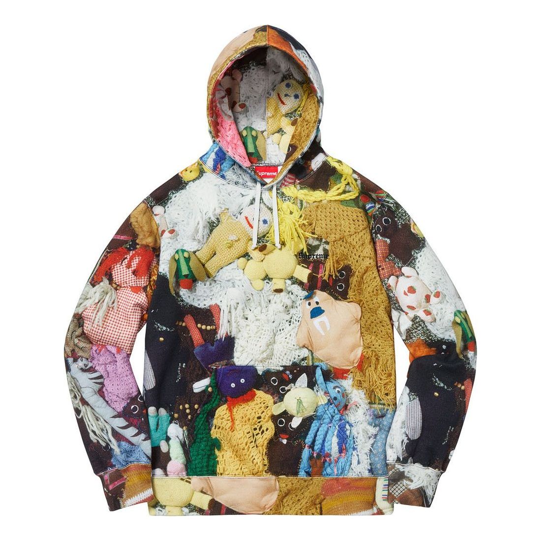 Supreme FW18 Mike Kelley More Love Hours Than Can Ever Be Repaid Hooded  Sweatshirt Multicolor SUP-FW18-286