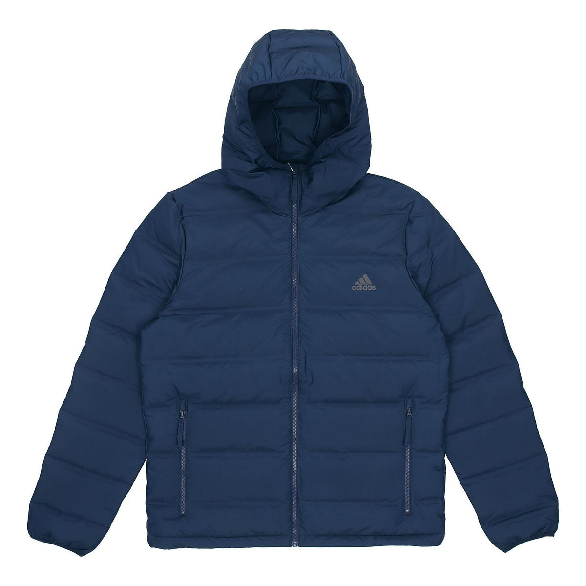 adidas protection against cold Stay Warm hooded down Jacket Navy Blue ...