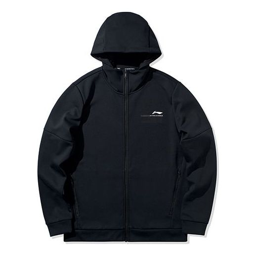 Li-Ning Logo Cardigan Black AWDQ063-1