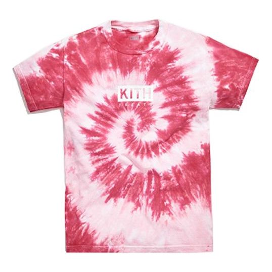 KITH Treats Swirl Tie Dye Short Sleeve Unisex Red KH3662-110