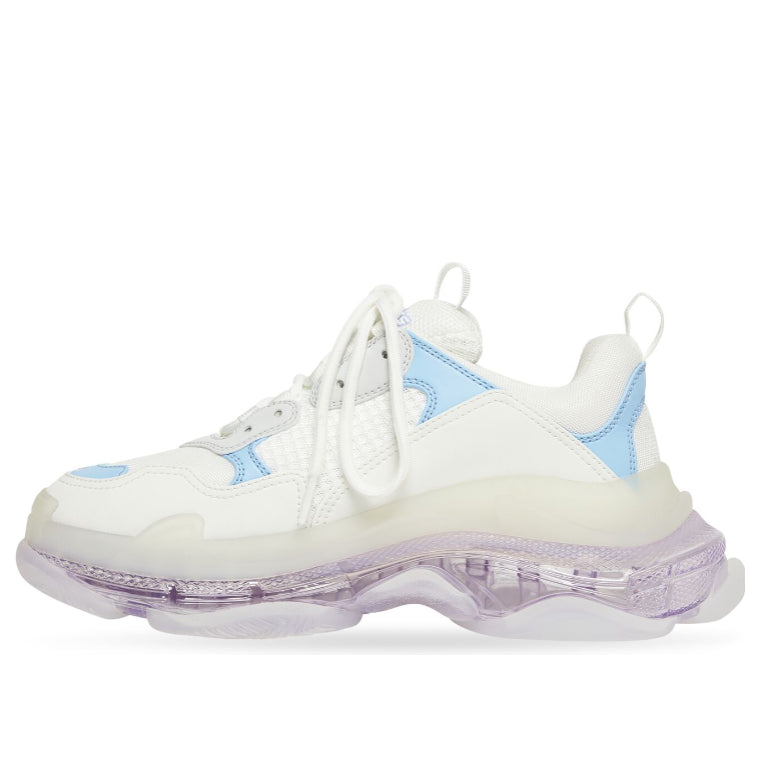 (WMNS) Balenciaga Triple S 'Clear Sole - Light Blue Purple' 544351W2GA