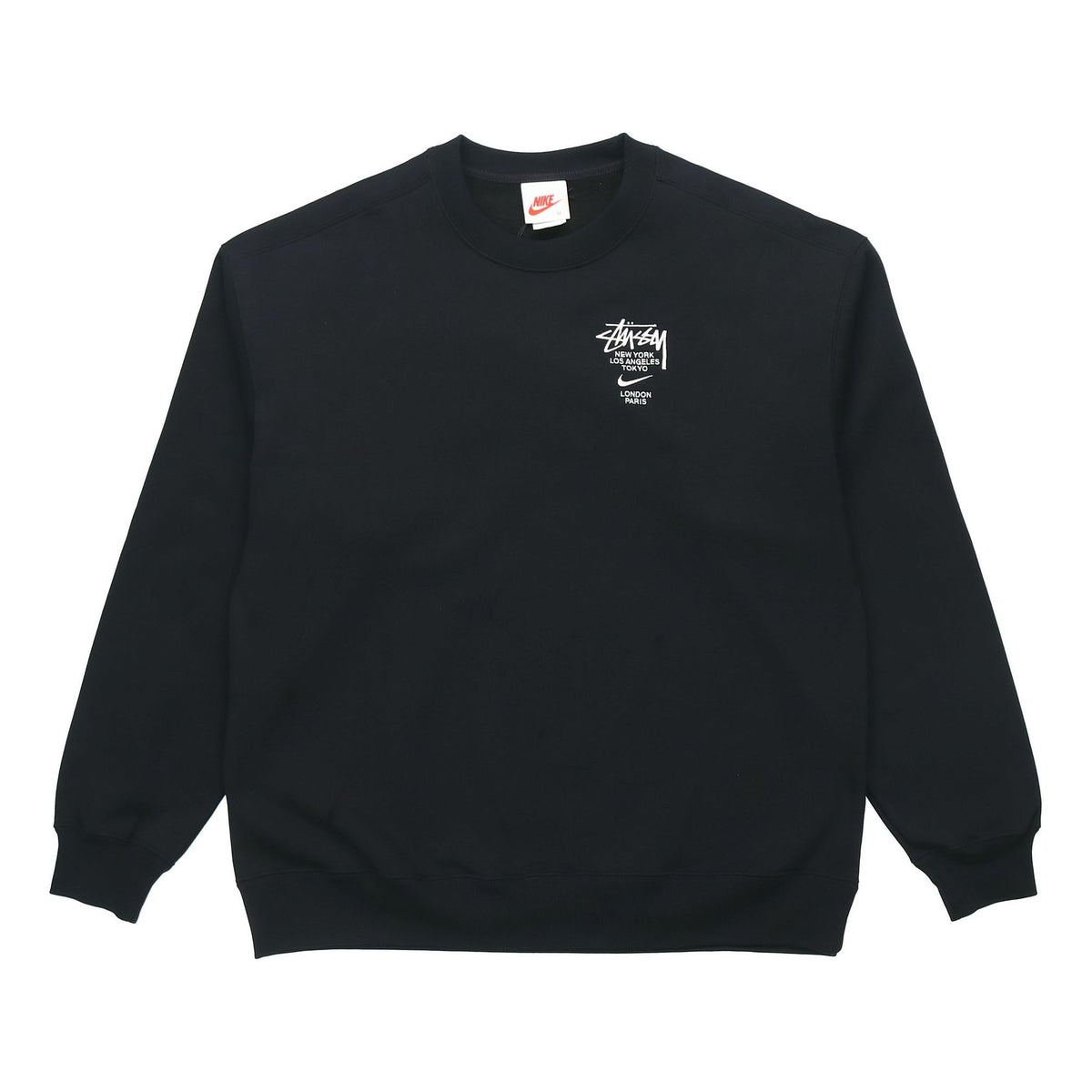 Stussy x Nike Crossover Embroidered Alphabet Logo Loose Pullover