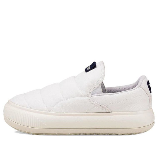 (WMNS) PUMA Suede Mayu Slip-On Canvas 'White Marshmallow' 385595-02