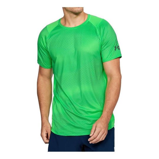 Men's Under Armour UA MK-1 Short Sleeve Tops Green 1306428-701