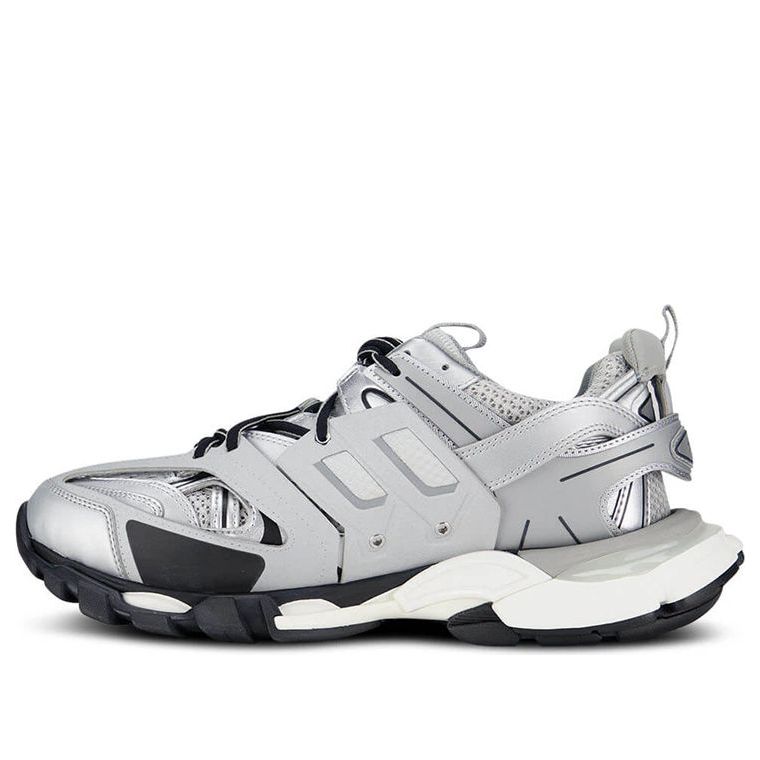 Balenciaga Track Trainer 'Metallic Silver' 542023W2CD18100 - KICKS CREW