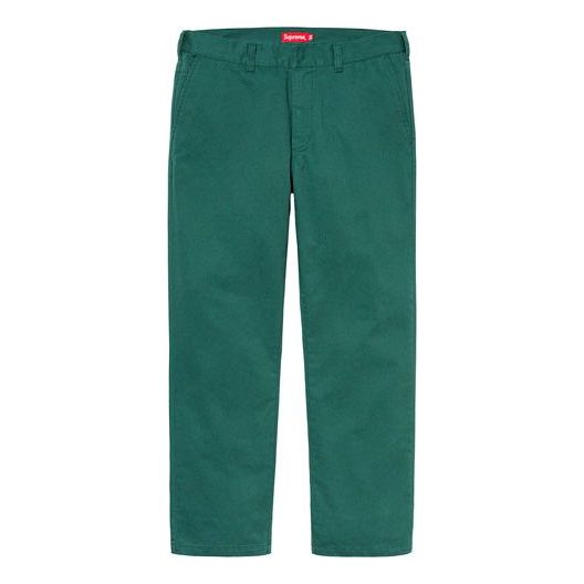 Supreme FW19 Week 1 Work Pant Long Pants Unisex Dark Green SUP-FW19-13 ...