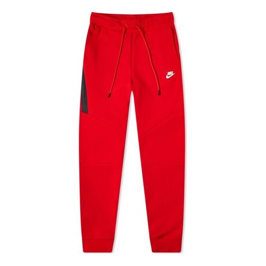 Nike Sportswear Tech Fleece Sports Pants Red 805162 657 Kicks Crew