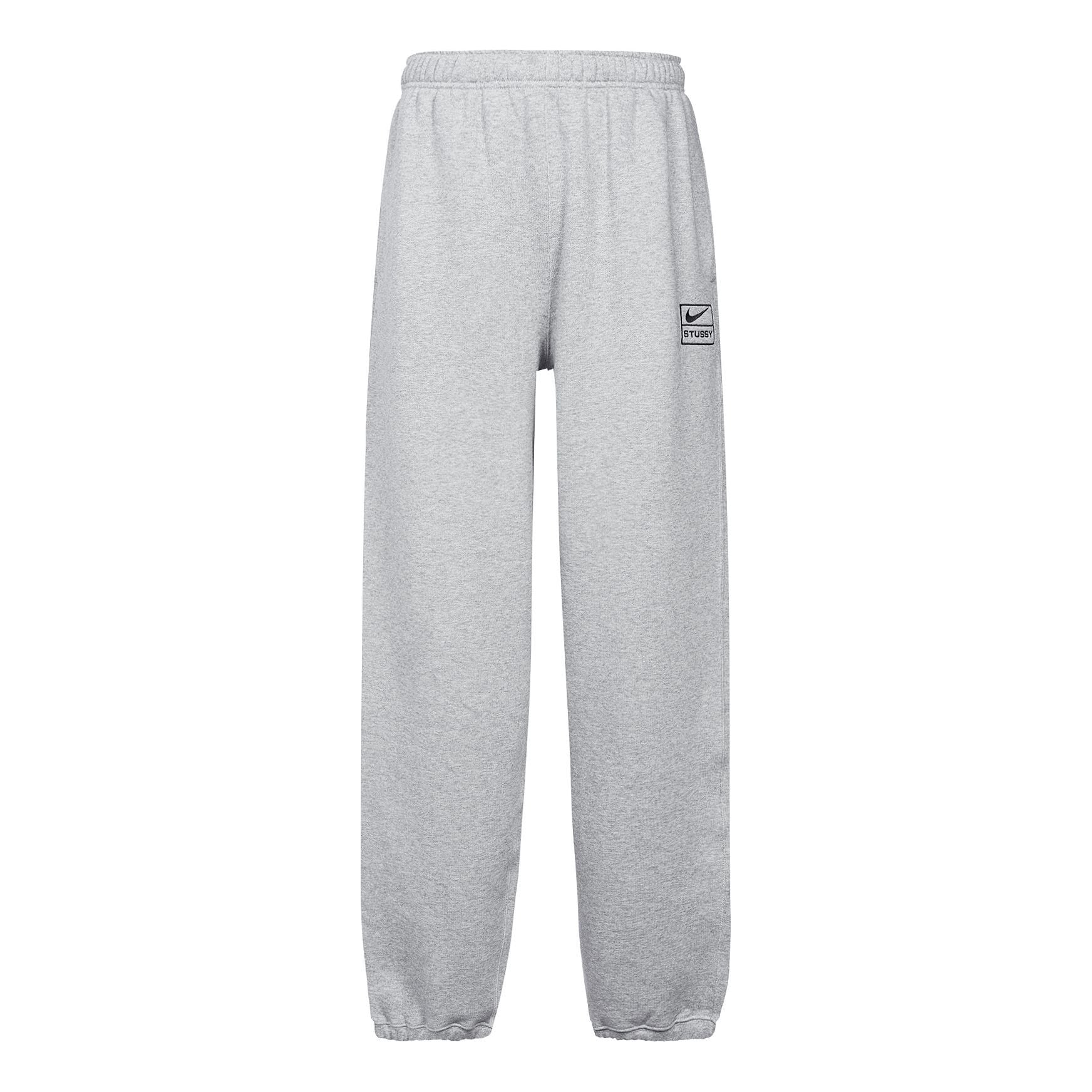 Nike x Stussy NRG BR Fleece Pant 'Grey' CT4312-063-KICKS CREW
