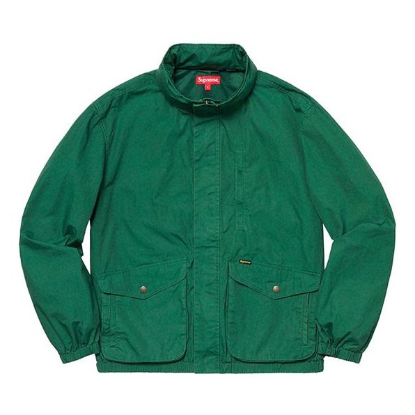 Supreme SS19 Highland Jacket Zipper waterproof Unisex Green SUP