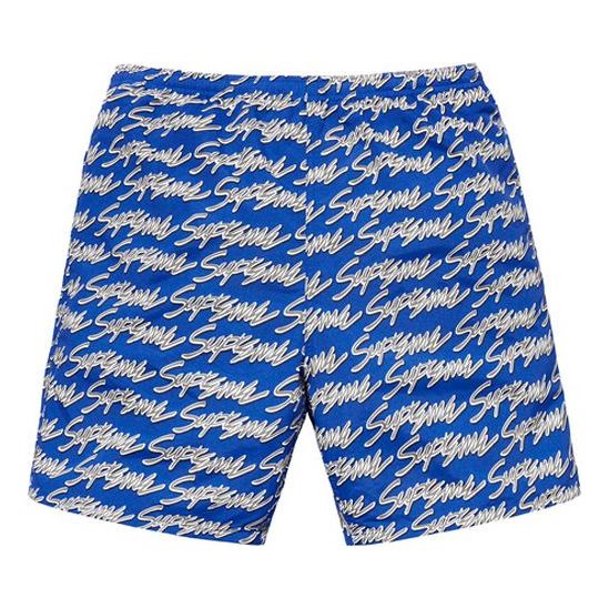 Supreme SS19 Signature Script Logo Water Short SUP-SS19-10562