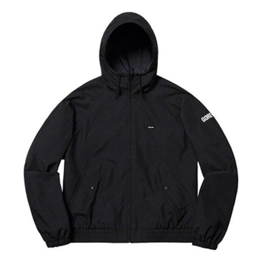 Supreme SS19 GORE-TEX Hooded Harrington Jacket Black SUP-SS19-489 ...