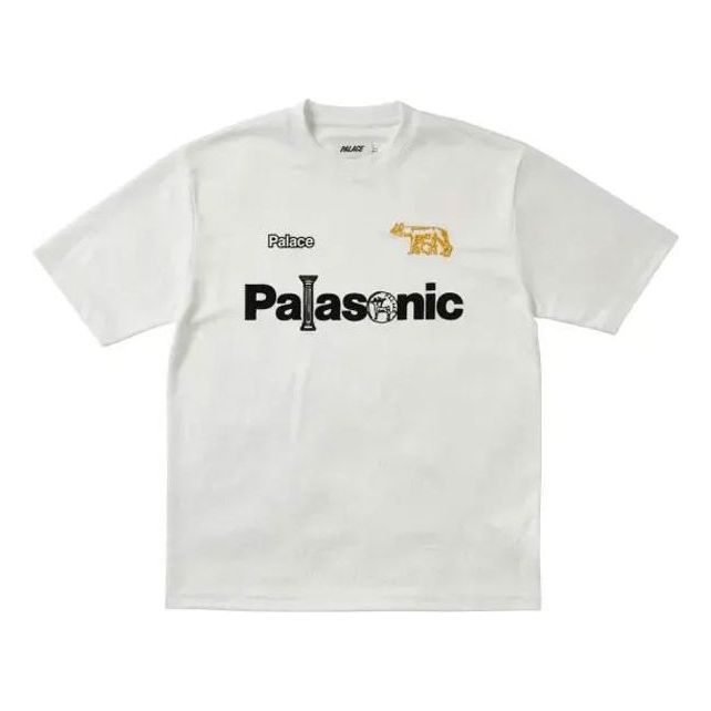 PALACE Palasonic Funny Logo Short Sleeve Unisex White P20ES002 - KICKS CREW