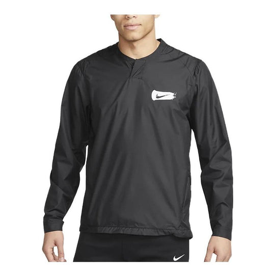 Nike Long-Sleeve Baseball Windshirt DQ4783-010   -  KICKS CREW