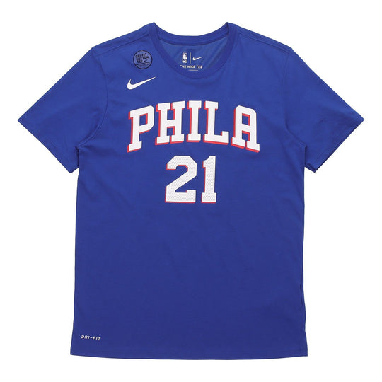 Nike NBA Embiid Jersey 76 Team limited Joel Embiid A Great Deep Blue Dark blue 870801-498