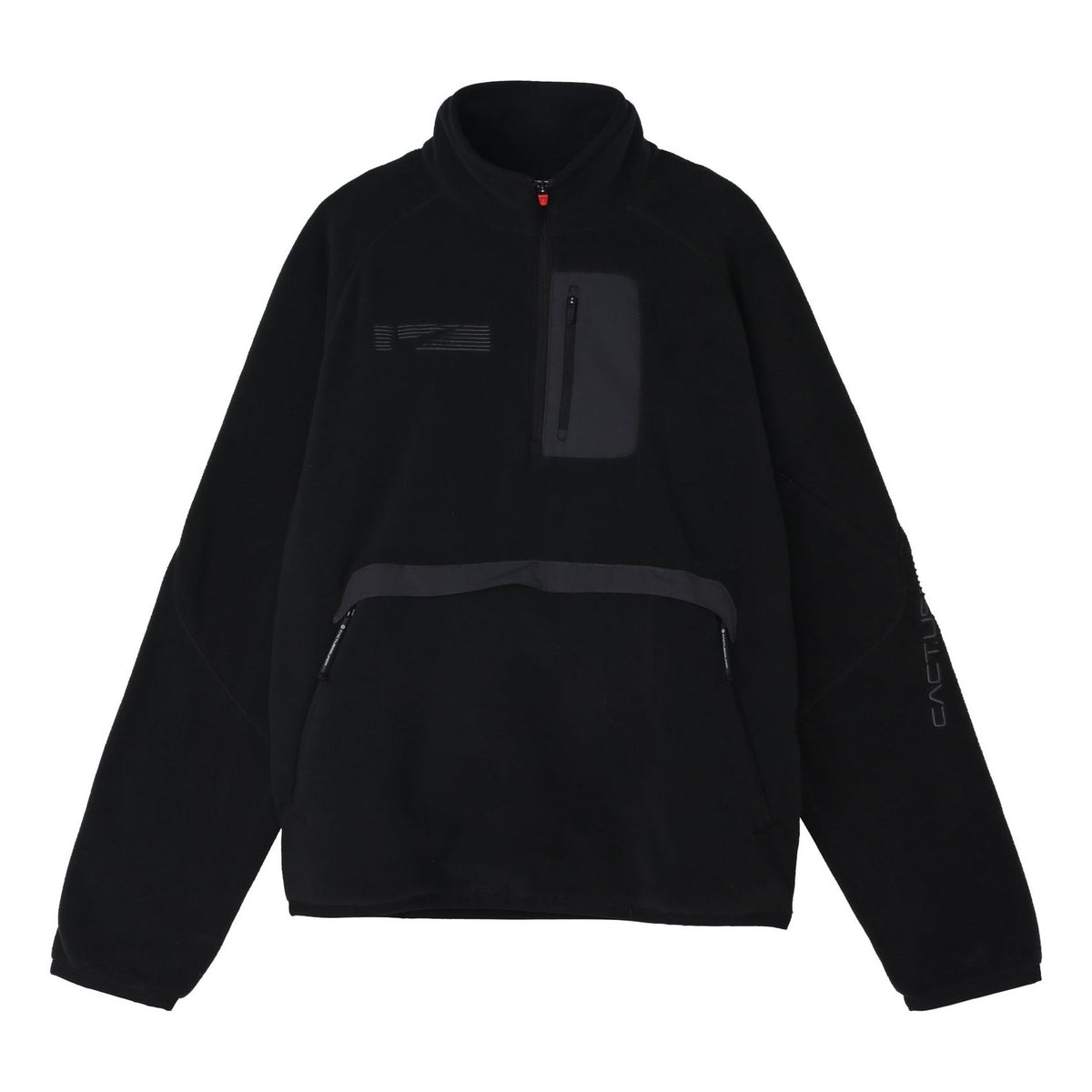 Nike x Travis Scott Half Zipper Pocket Stand Collar Top 'Black' DM1284 ...