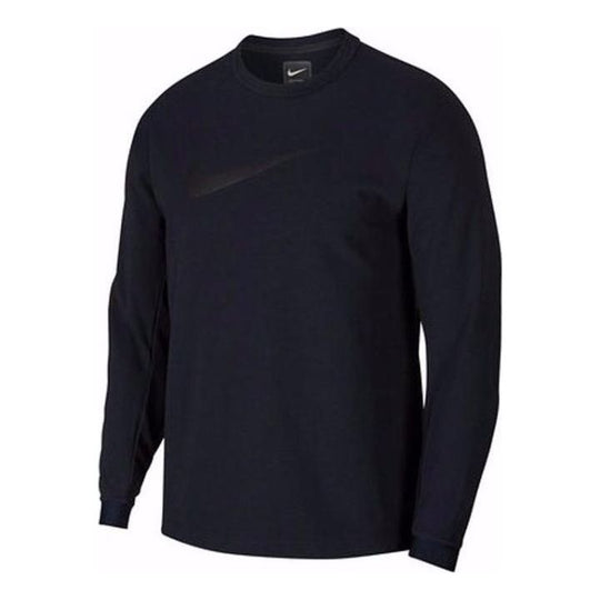 Nike teck pack round collar long sleeves shirt 'Dark grey' AR1557-475