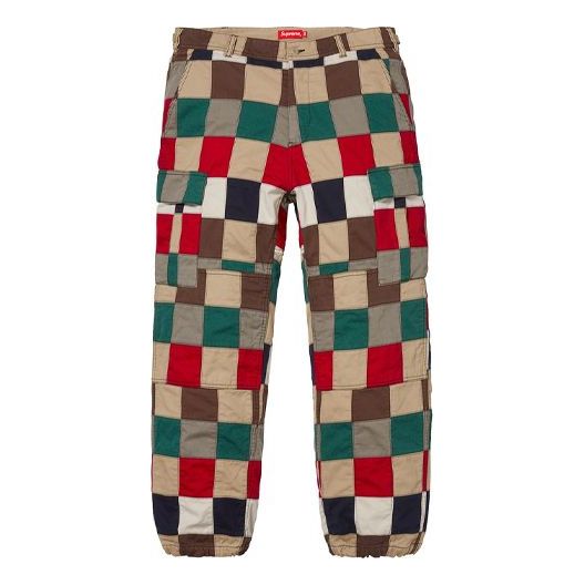 18,000円supreme patchwork pants