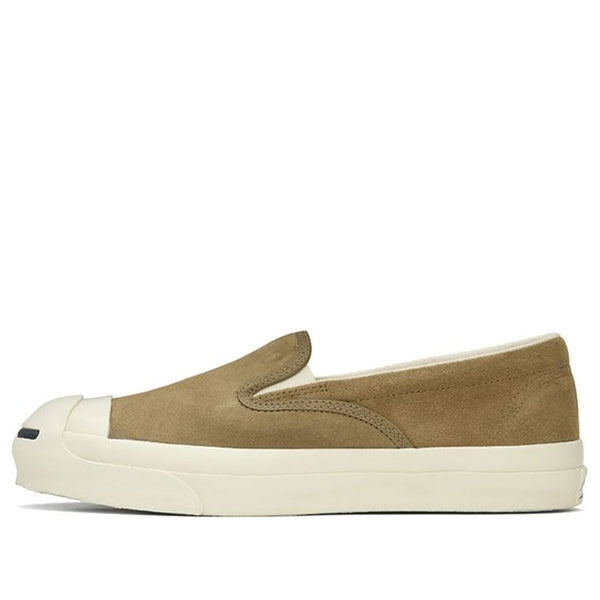 Converse Jack Purcell Ret Suede Slip-On Light Brown 'Light White