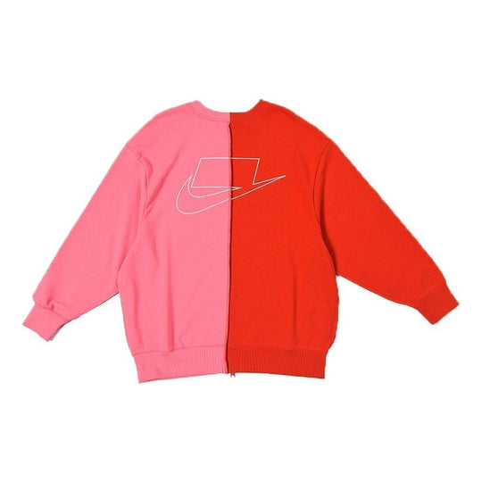 (WMNS) Nike Sportswear NSW Colorblock Long Sleeves Pink CZ1430-657